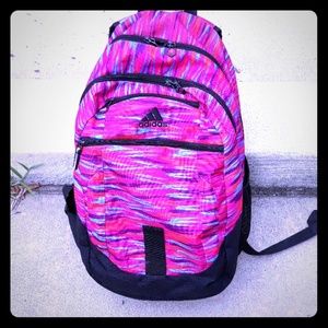Primarily pink adidas backpack